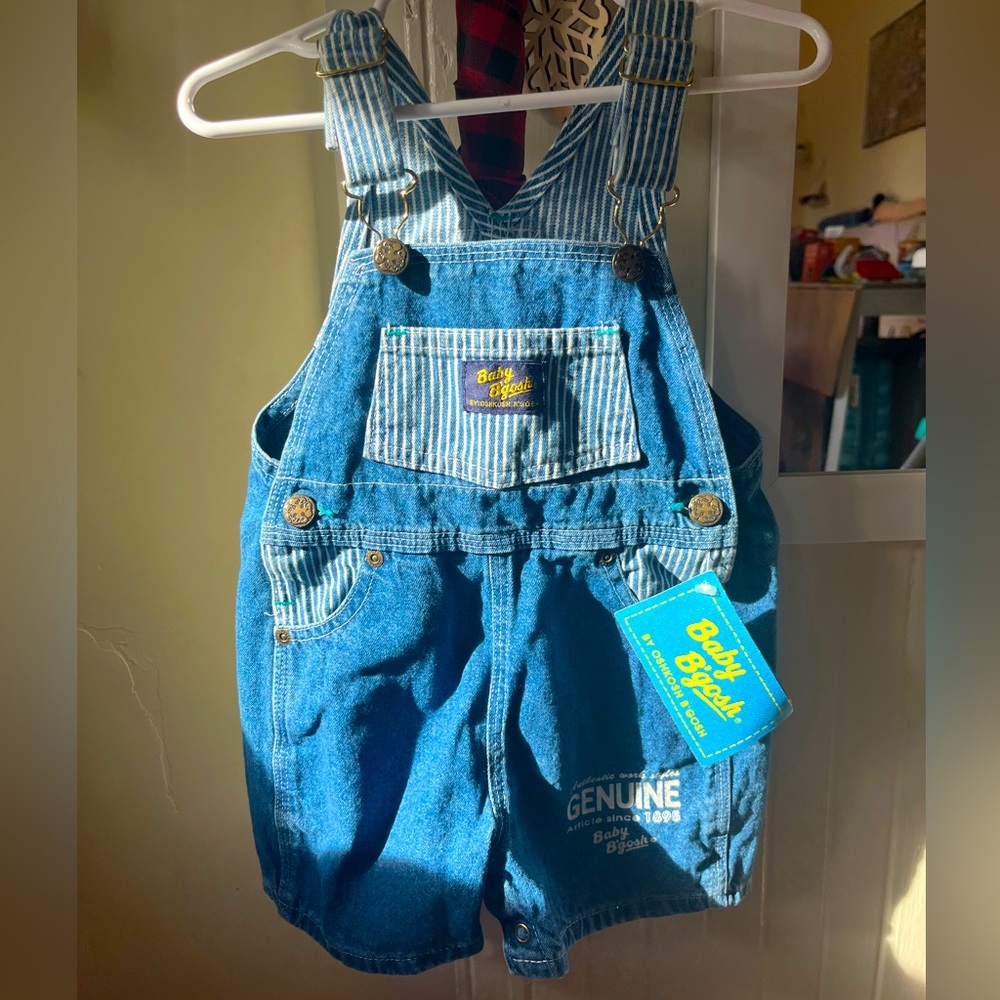 NWT Denim Baby OshKosh B’gosh Short Overall